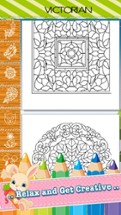 Adult Coloring Book Mandala - Free Fun Games for Stress Bringing Relax Curative Relieving Color Therapy Image