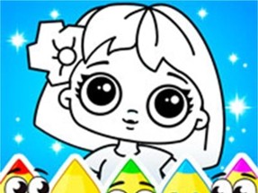 Coloring Dolls Game Image