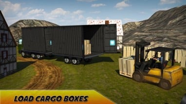 Extreme Cargo Transport Truck Driver &amp; Forklift Crane Operator Game Image