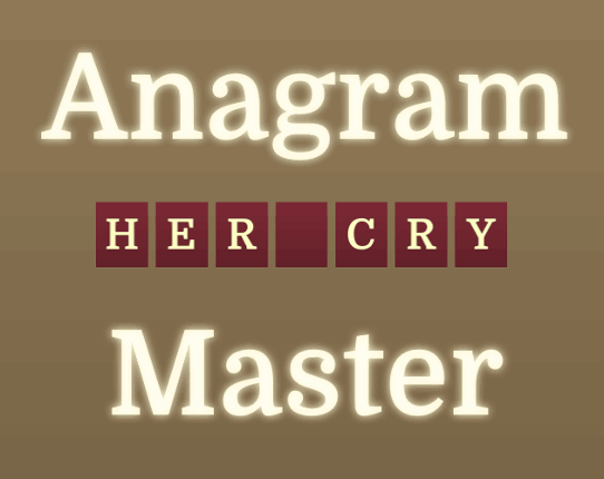 Anagram Master Game Cover