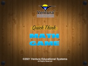 Quick Think Math Game Image