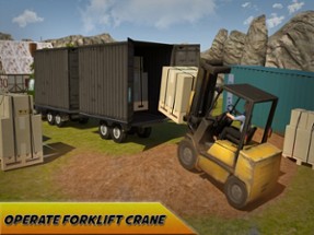 Extreme Cargo Transport Truck Driver &amp; Forklift Crane Operator Game Image