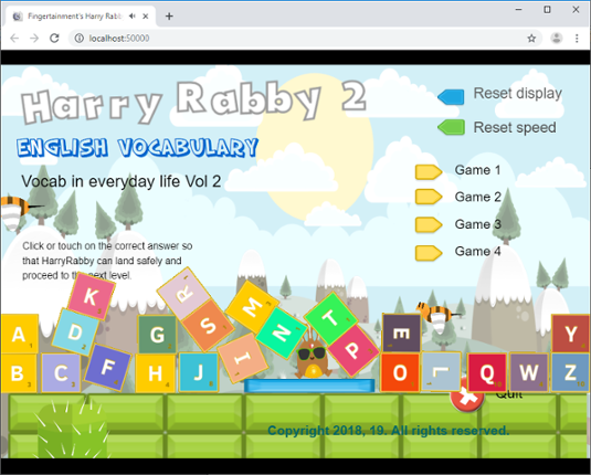 HarryRabby English Vocabulary in Everyday Life Vol 2 Game Cover