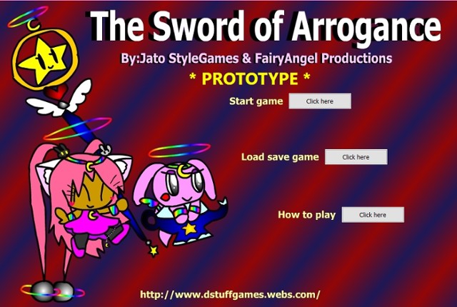 The Sword of Arrogants PROTOTYPE Game Cover