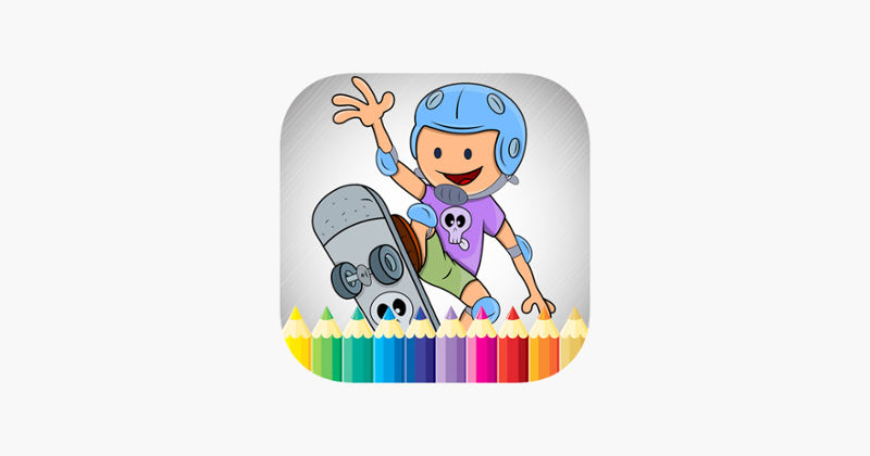 Sport Cartoon Coloring Book - Drawing for kids free games Game Cover