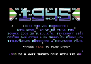 1945 Vox - C64 game Image