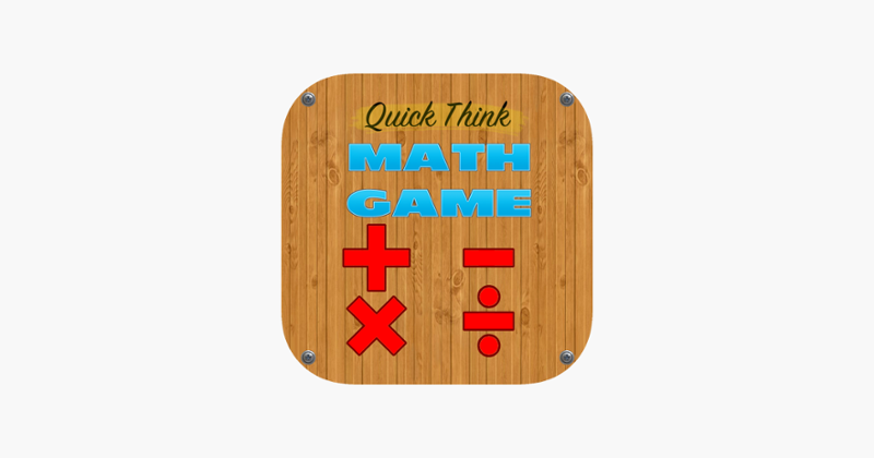 Quick Think Math Game Game Cover