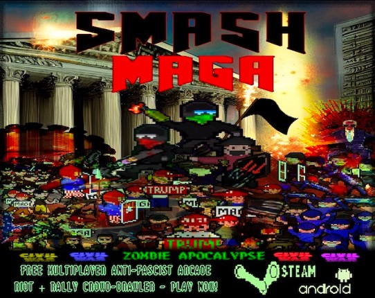 Smash MAGA! Trump Zombie Apocalypse Game Cover