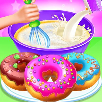 Donut Maker Bake Cooking Games Game Cover