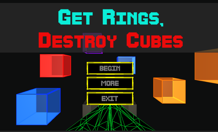 Get Rings, Destroy Cubes Game Cover