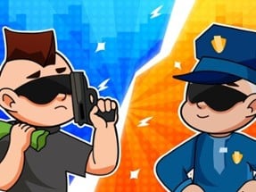 Robber and cop Image