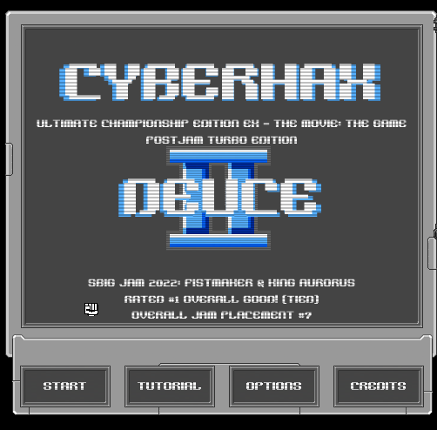 CYBERHAX II: DEUCE Game Cover