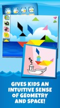 Kids Learning Puzzles: Ships &amp; Boats, K12 Tangram Image