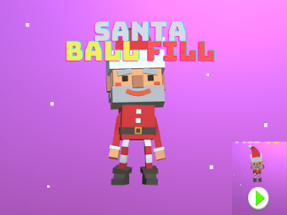 Santa Ball Fill 3D Image
