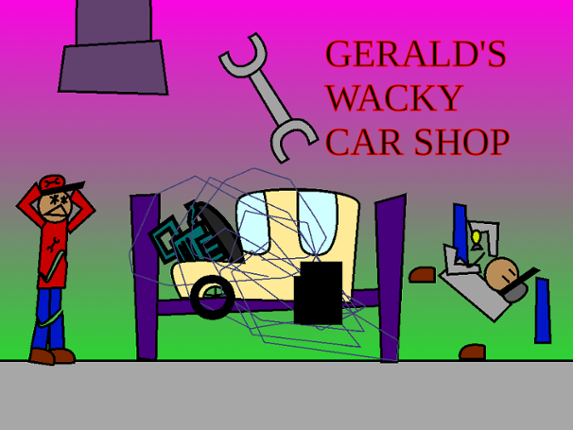 Gerald's Wacky Car Shop Game Cover