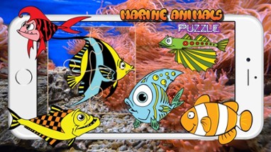 Marine Math Games Jigsaw Puzzles : Fish for Kids Image