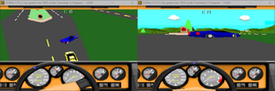 Stunts / 4D Sports Driving Multiplayer for DOSBox Image