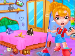 Baby Doll House Cleaning Game Image