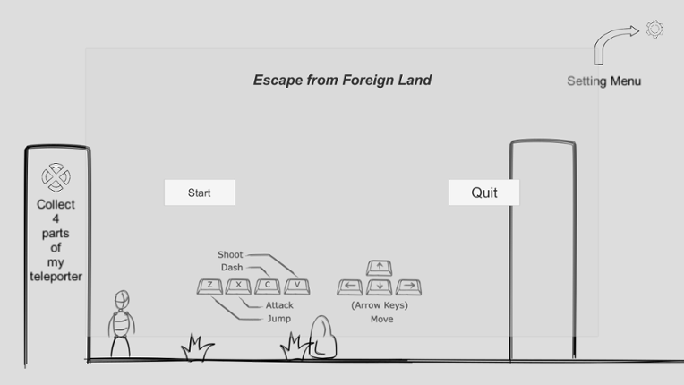 Escape from Foreign Land (Best Innovation Award 2022 Team 8) Game Cover