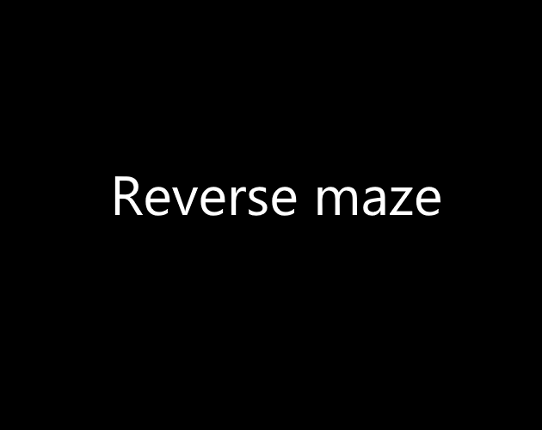 Reverse Maze Game Cover