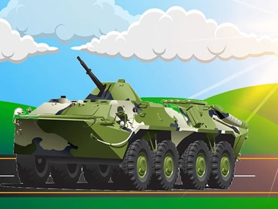 Military Vehicles Jigsaw Game Cover