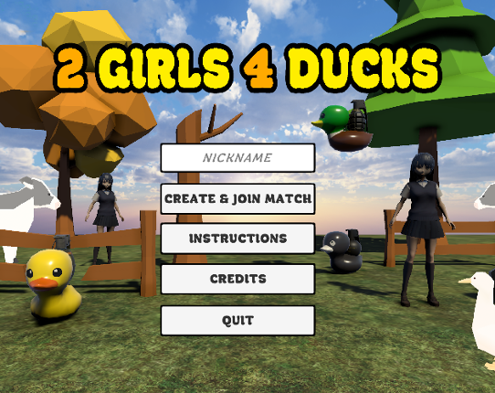 2 Girls 4 Ducks Game Cover