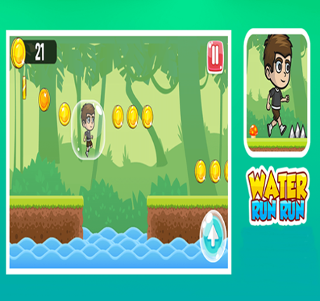Water Run Run : Jungle Hero Time Game Cover