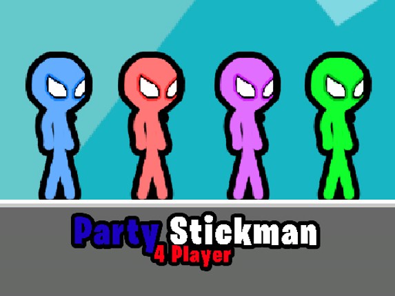 Party Stickman 4 Player Game Cover