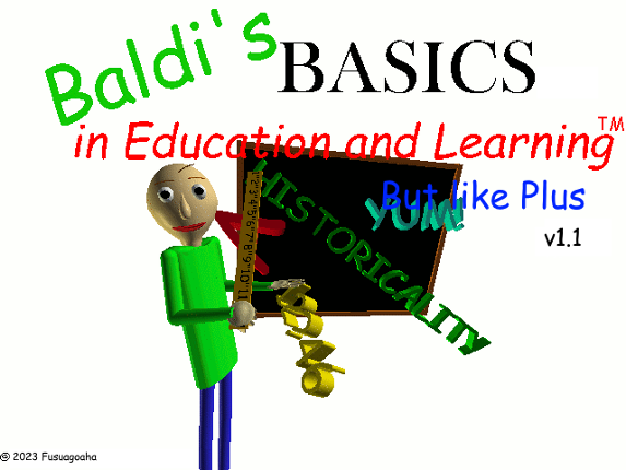 Baldi's Basics But like Plus Game Cover