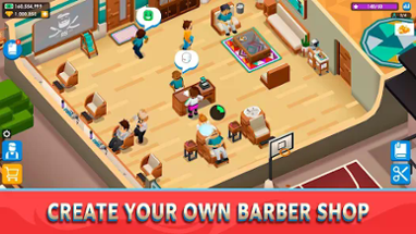 Idle Barber Shop Tycoon - Game Image