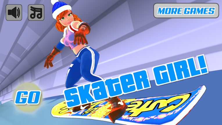 Skater Girl:  Endless Surfer Game Cover