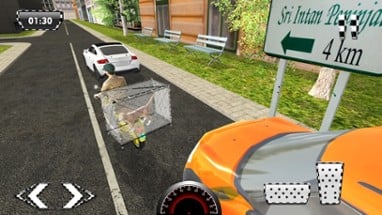 Pet Animal Transporter Bike &amp; Delivery Boy Sim Image