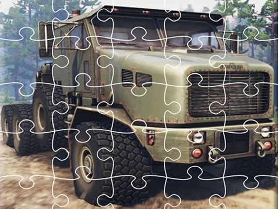 Offroad Trucks Jigsaw Game Cover