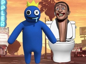 Rainbow Monster VS Skibidi Toilet Image