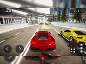 Chained Cars Drag Challenge 3D Image