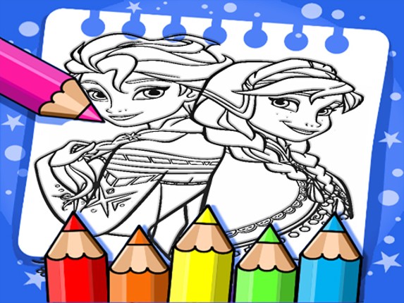 Frozen Coloring Book Game Cover