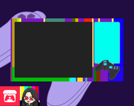 Stream Assets: Glitch Art Stream Overlays Image