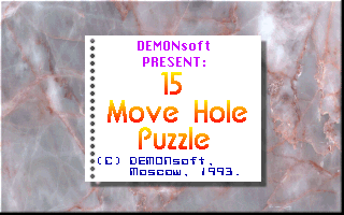 15 Move Hole Puzzle Image