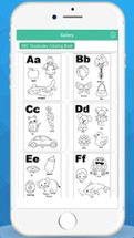 ABC Vocabulary Coloring Book for Kids Image