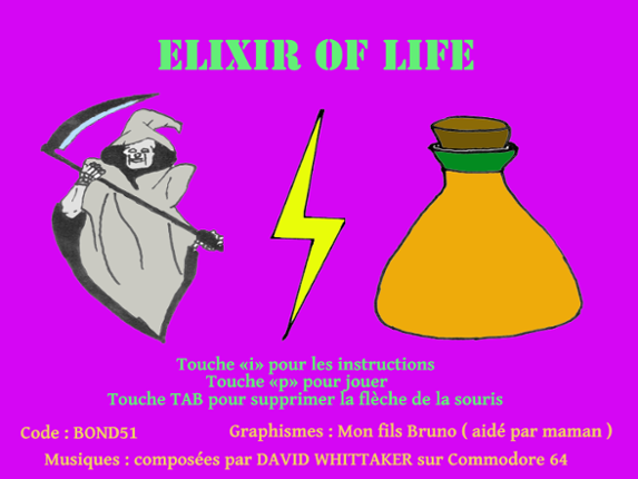 Elixir of life. Game Cover