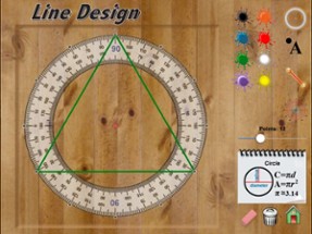 Hands-On Math Line Design Image