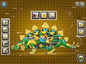 Steel Dino Toy: Mechanic Stegosaurus-2 player game Image