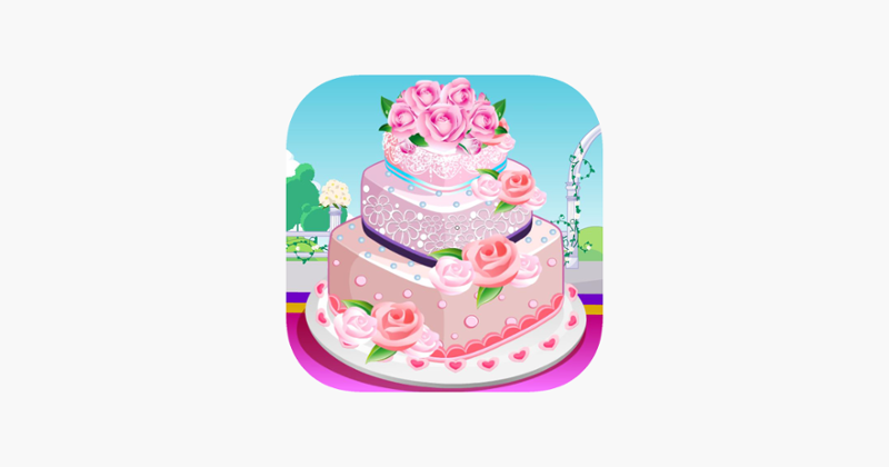 Rose Wedding Cake Cooking Game Game Cover