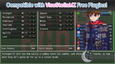 Stat & Skill Levels for RPG Maker MZ Image