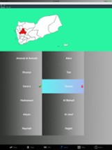 Yemen State Maps and Capitals Image