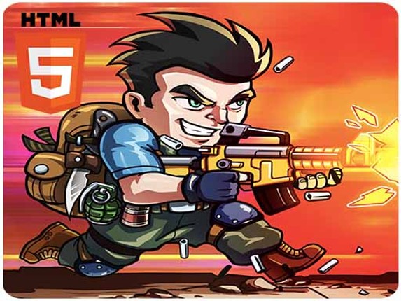 Gun Metal War 2D Mobile Game Cover