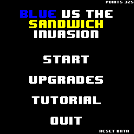 Blue vs The Sandwich Invasion Game Cover