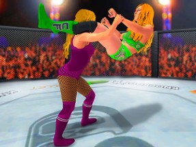 Superstar Girl Wrestling Fight Image