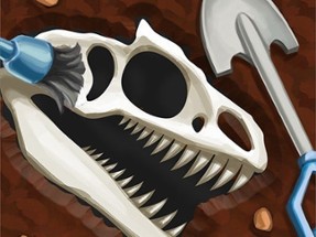 Dinosaur bone digging Game Image
