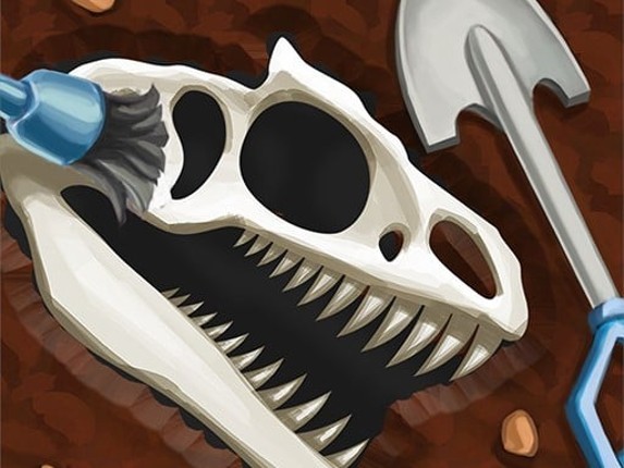 Dinosaur bone digging Game Game Cover